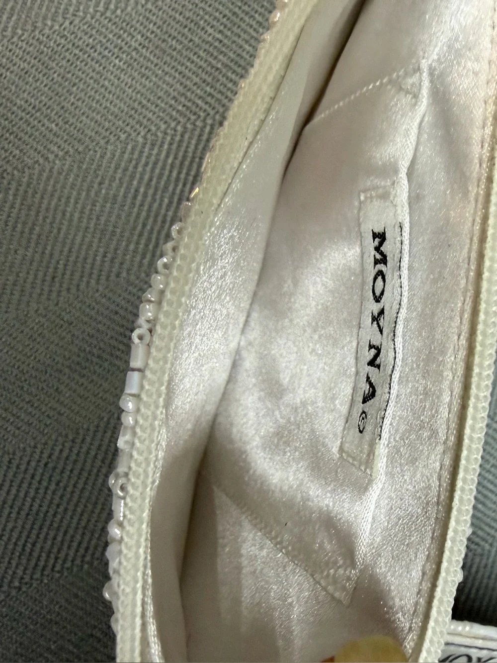 MOYAN seed bead, zipper coin, purse, beaded removable crossbody strap cowboy hat